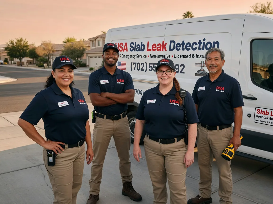 Slab Leak Repair company in Hamshire, TX
